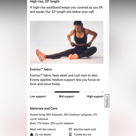 SOLD: LULULEMON 🍋 Wunder Train Cropped Leggings - Picture 10 of 10